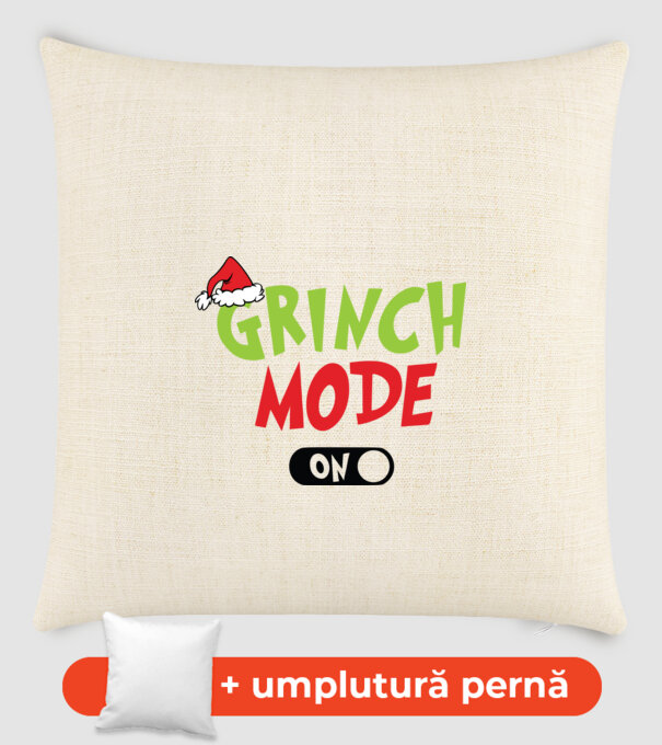 Grinch Mode model nisipiu pe tricou