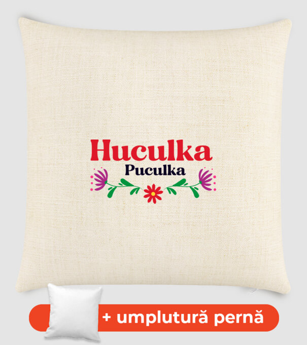 Huculka Puculka model nisipiu pe tricou