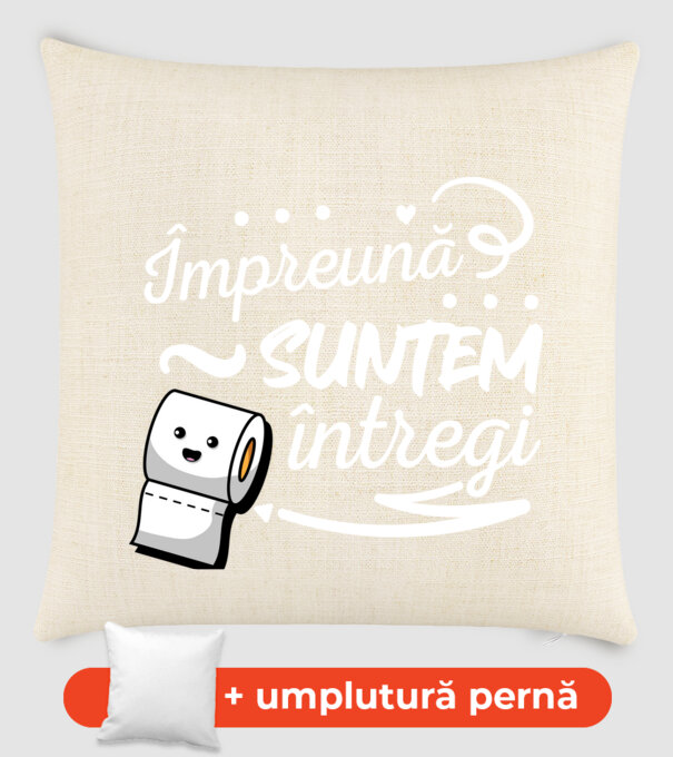 Împreună suntem întregi! model nisipiu pe tricou