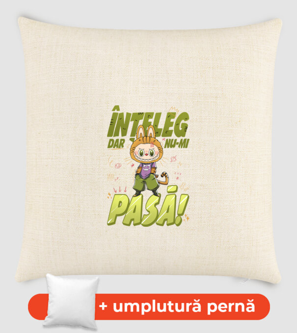 Înțeleg dar nu-mi pasă! model nisipiu pe tricou