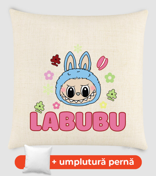 Labubu model nisipiu pe tricou