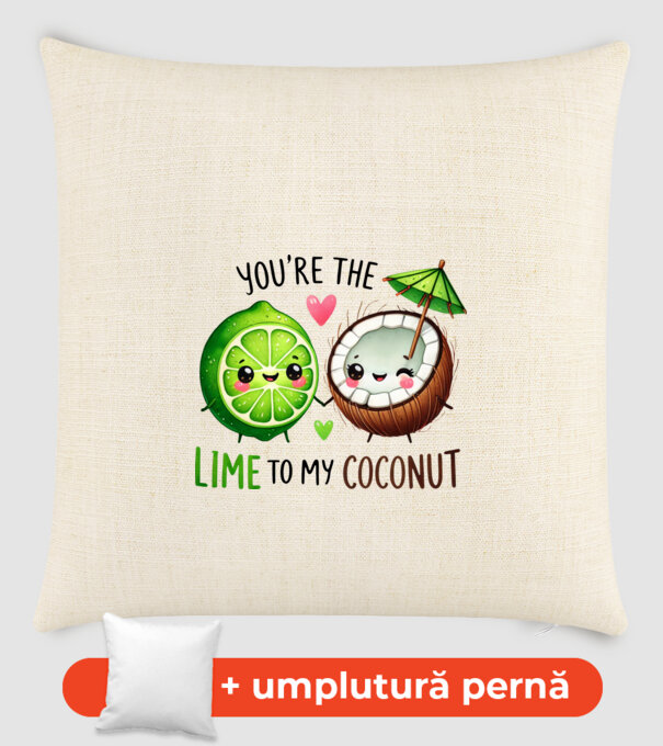 Lime to my Coconut model nisipiu pe tricou