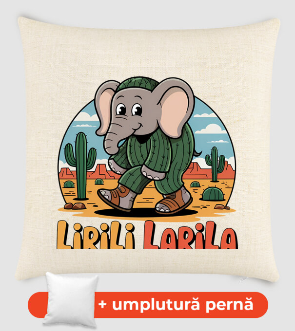 Lirili Larila model nisipiu pe tricou
