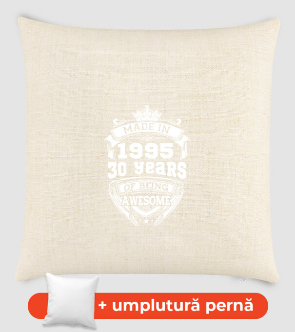 Made in awesome 1995 model nisipiu pe tricou