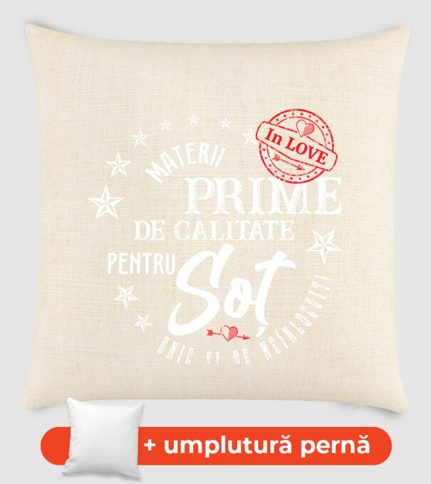 Materii prime de calitate pentru soț model nisipiu pe tricou
