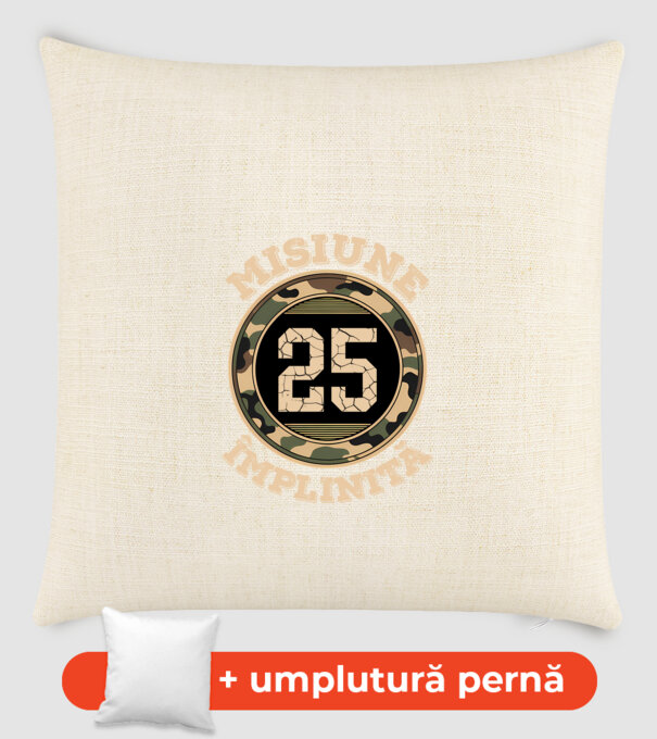 Misiune împlinită 25 model nisipiu pe tricou