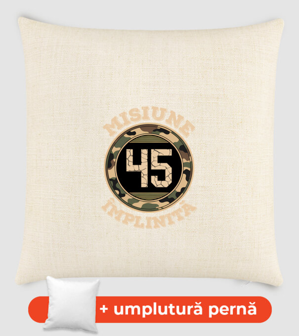 Misiune împlinită 45 model nisipiu pe tricou