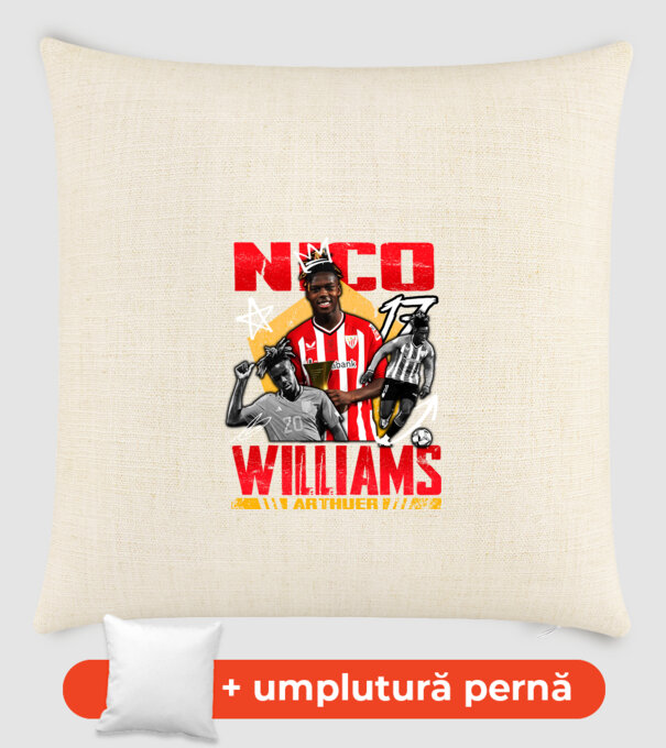 Nico Williams tribute model nisipiu pe tricou