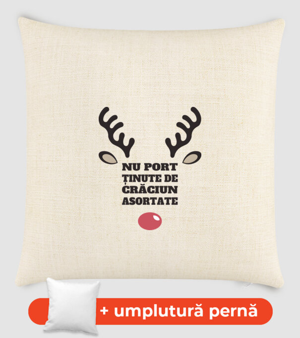 Nu port ținute de crăciun asortate crăciun chiar căprioară Alb model nisipiu pe tricou