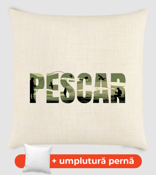 PESCAR model nisipiu pe tricou