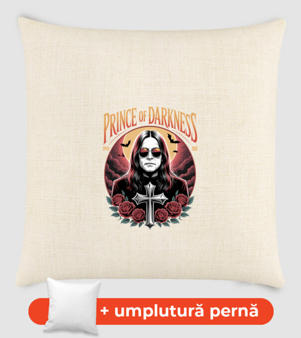 Prince of Darkness model nisipiu pe tricou