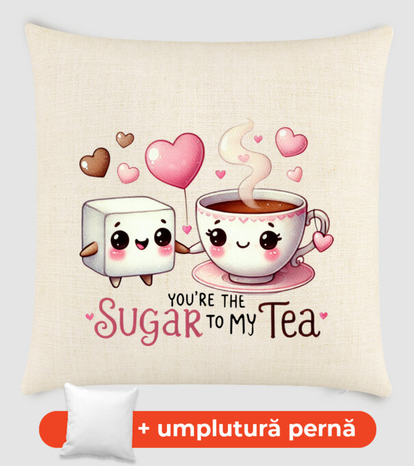 Sugar to my Tea model nisipiu pe tricou