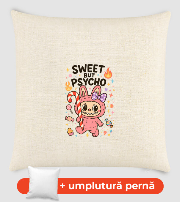 Sweet but psycho model nisipiu pe tricou