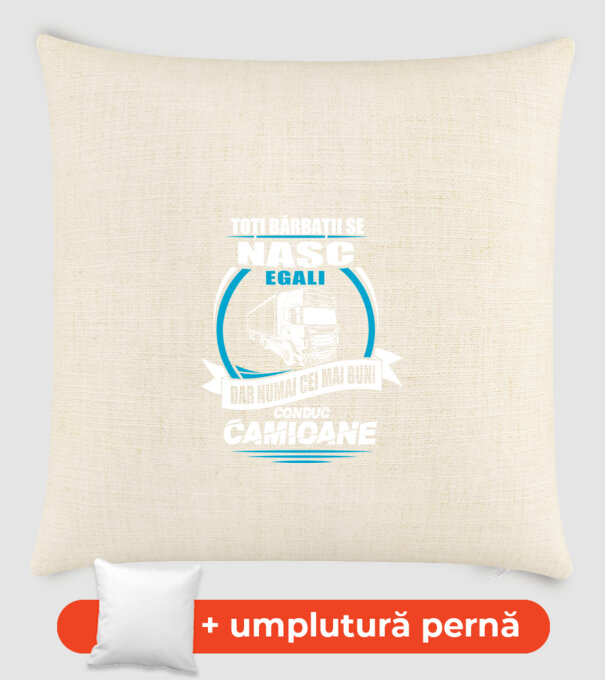 Toți bărbații se nasc egali camioane model nisipiu pe tricou
