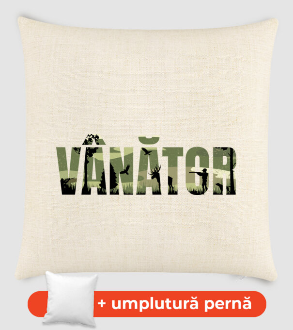 VÂNĂTOR model nisipiu pe tricou