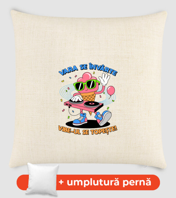 Vara se învârte model nisipiu pe tricou