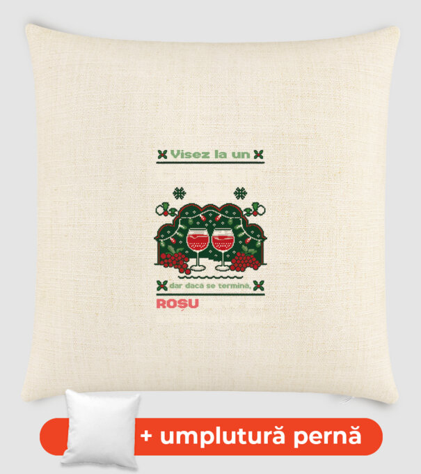 Visez la un Crăciun alb dar dacă se termină, Roșu este de asemenea bine! Negru model nisipiu pe tricou