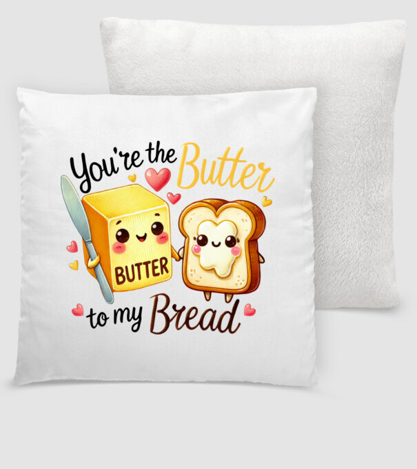 Butter to my Bread model alb pe tricou