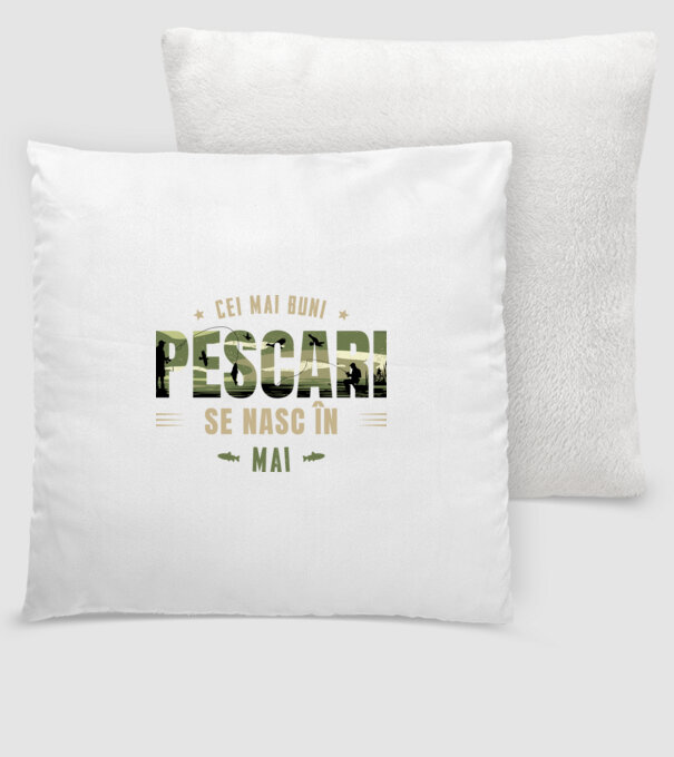 Cei mai buni pescari se nasc în mai model alb pe tricou
