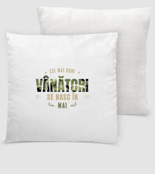 Cei mai buni vânători se nasc în mai model alb pe tricou
