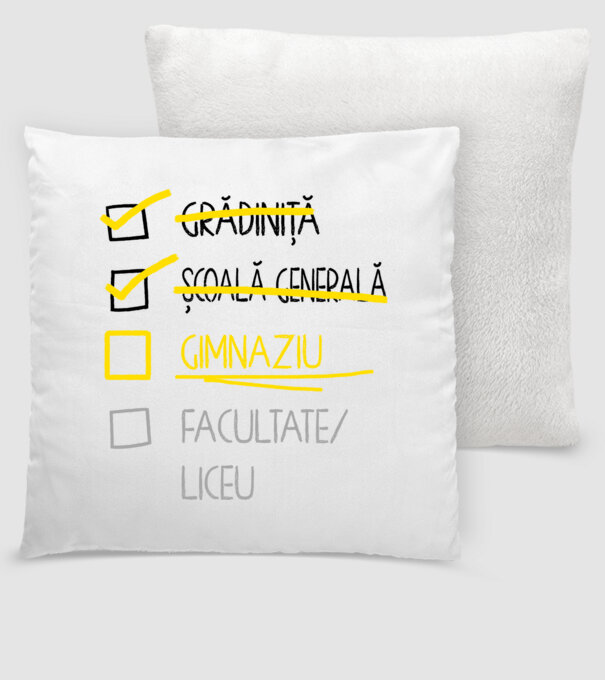 Cheklist educație - Școala primară alb model alb pe tricou