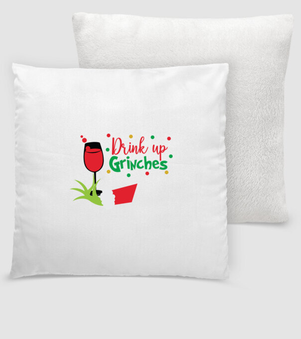 Drink up Grinches model alb pe tricou