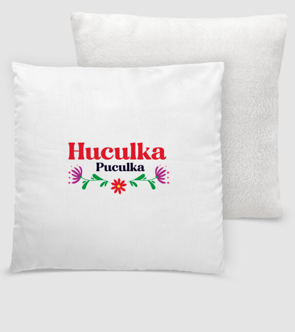 Huculka Puculka model alb pe tricou