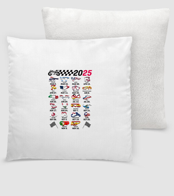 MOTOGP 25 CALENDAR alb model alb pe tricou
