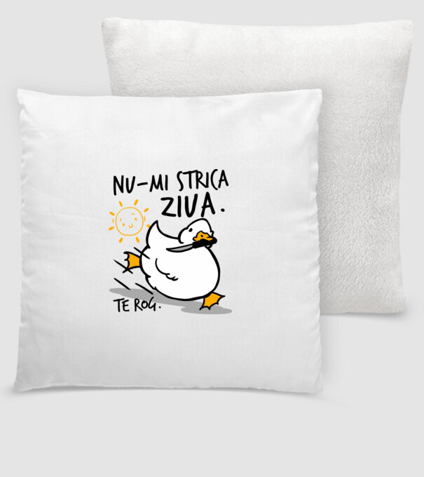 Nu-mi strica ziua. model alb pe tricou