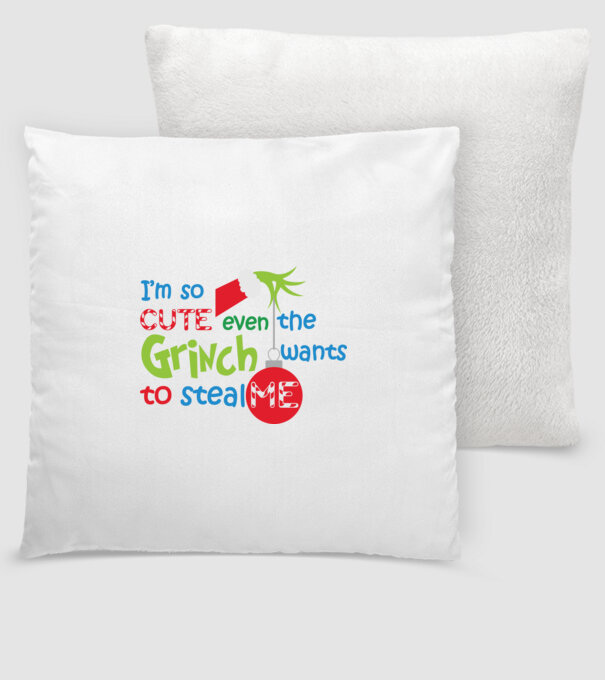 So cute Grinch model alb pe tricou