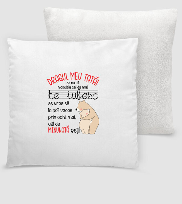 Tată Cât de minunat ești model alb pe tricou