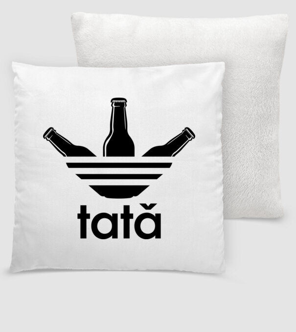 Tatadidas model alb pe tricou