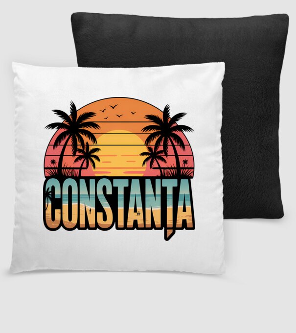 Constanța model negru pe tricou