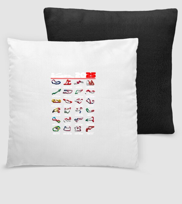 F1 calendar 2025 Negru model negru pe tricou