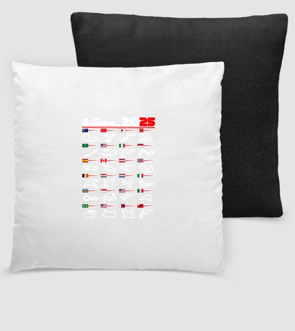 F1 calendar 2025 negru model negru pe tricou