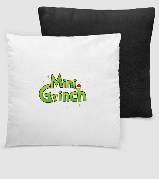 Grinch Family Mini Grinch model negru pe tricou