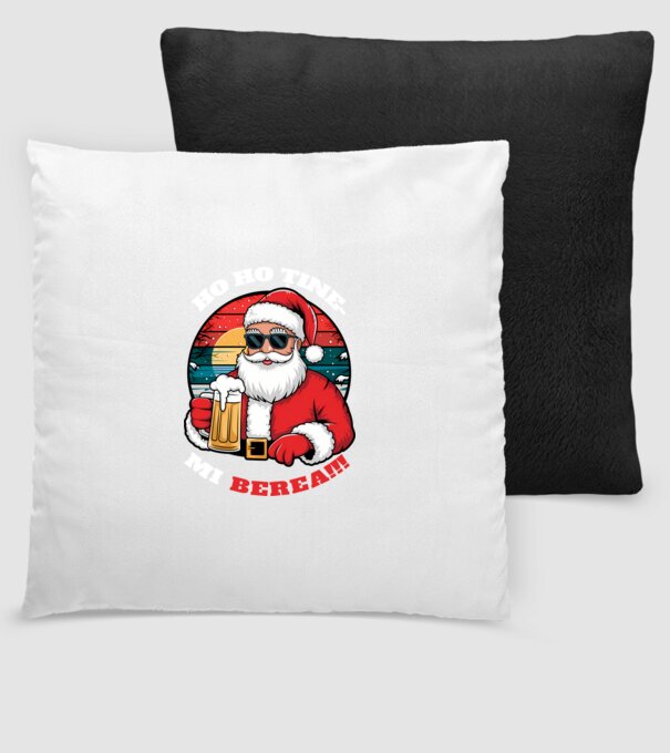 Ho ho ține mi berea! Negru model negru pe tricou