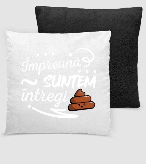 Împreună suntem întregi! model negru pe tricou
