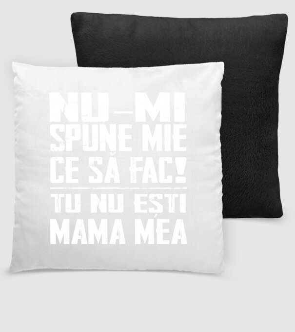 ne-mondd-meg-mit-csinaljak-ANYA-FEHER-RO model negru pe tricou