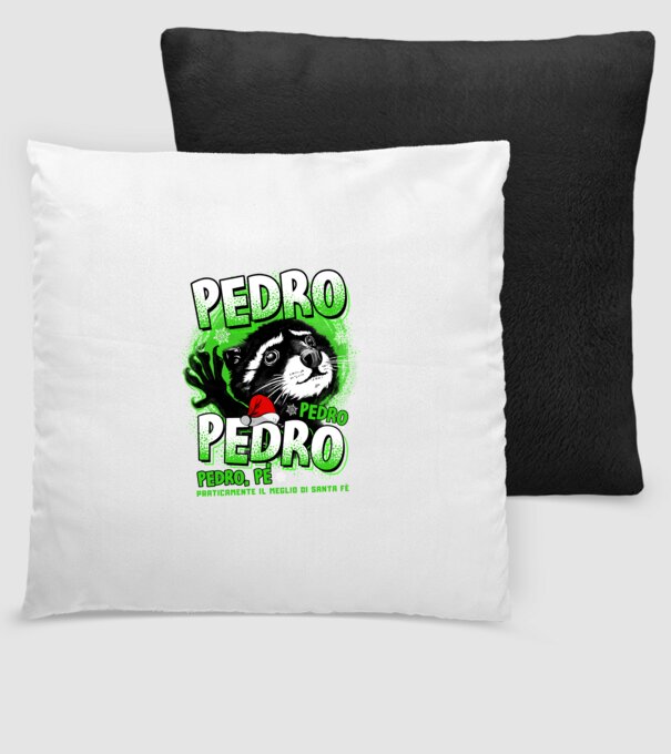 Pedro pedro christmas model negru pe tricou