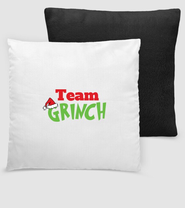 Team Grinch model negru pe tricou
