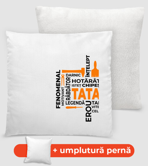 Acronimele tatălui model alb pe tricou