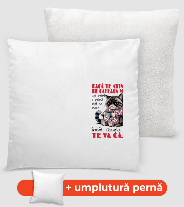 atinge cafeaua mea și nici măcar Google nu te va găsi Alb model alb pe tricou