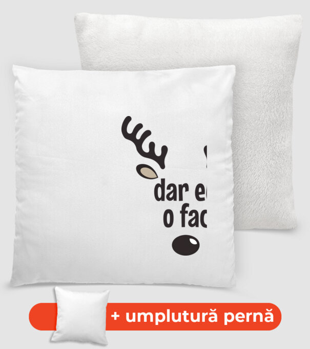 Dar eu o fac crăciun chiar căprioară Alb model alb pe tricou