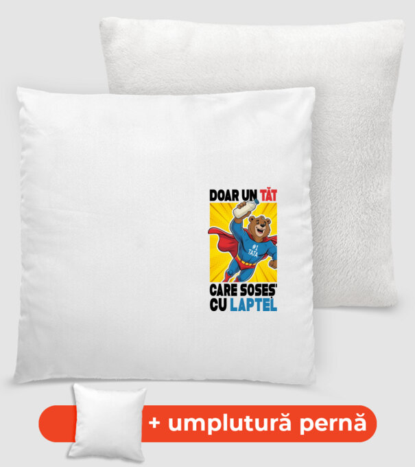 Doar un Tătic Care sosește cu laptele model alb pe tricou