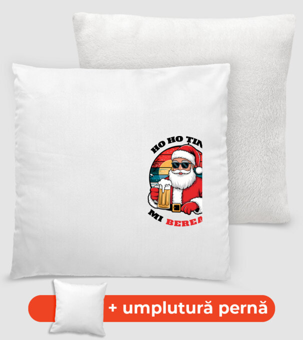Ho ho ține mi berea! alb model alb pe tricou
