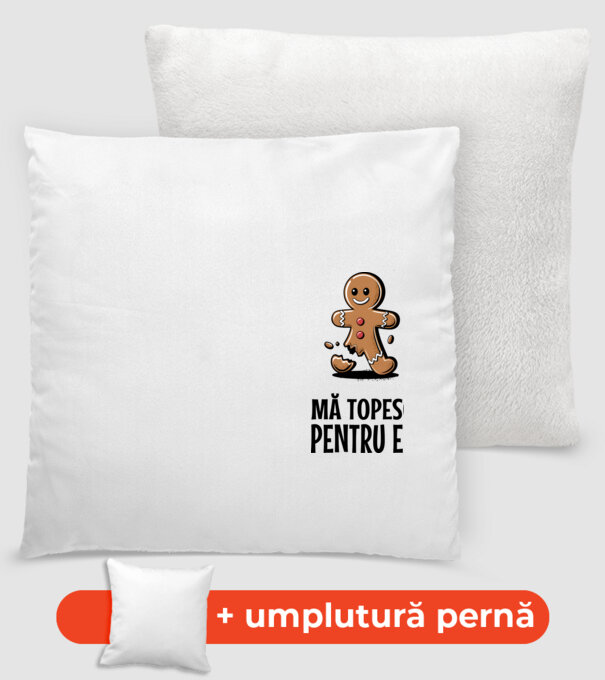 Mă topesc pentru el alb model alb pe tricou