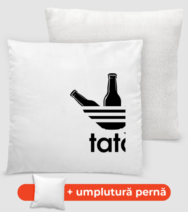 Tatadidas model alb pe tricou