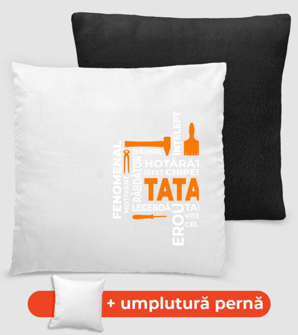 Acronimele tatălui model negru pe tricou