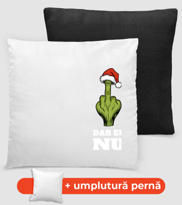 Dar eu NU Negru model negru pe tricou